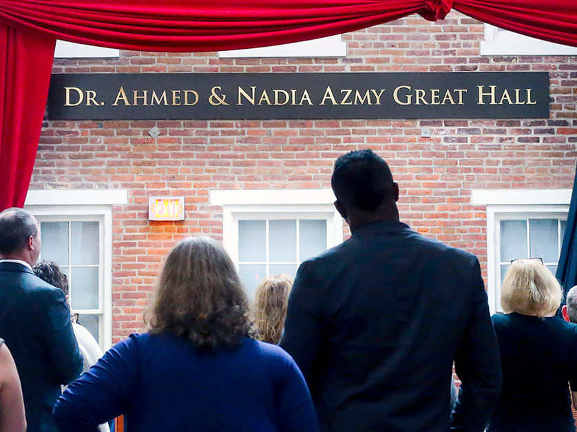 TESU Ceremony Celebrates the Dedication of the Dr. Ahmed & Nadia Azmy Great Hall}