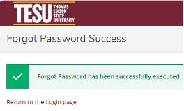 A screenshot showing the confirmation message that appears after selecting "Submit."